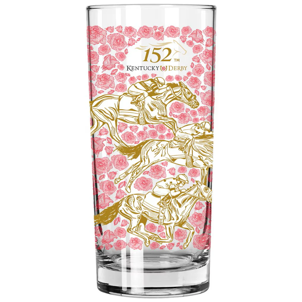 152nd Kentucky Derby 15oz. Lily Stemless Wine Glass and 12oz. Mint Julep Glass Set - Image 3