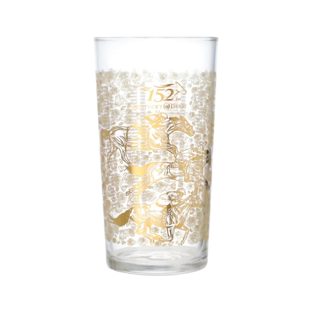152nd Kentucky Derby 24K Limited Edition Gold Mint Julep Glass | In-Stock - Image 4