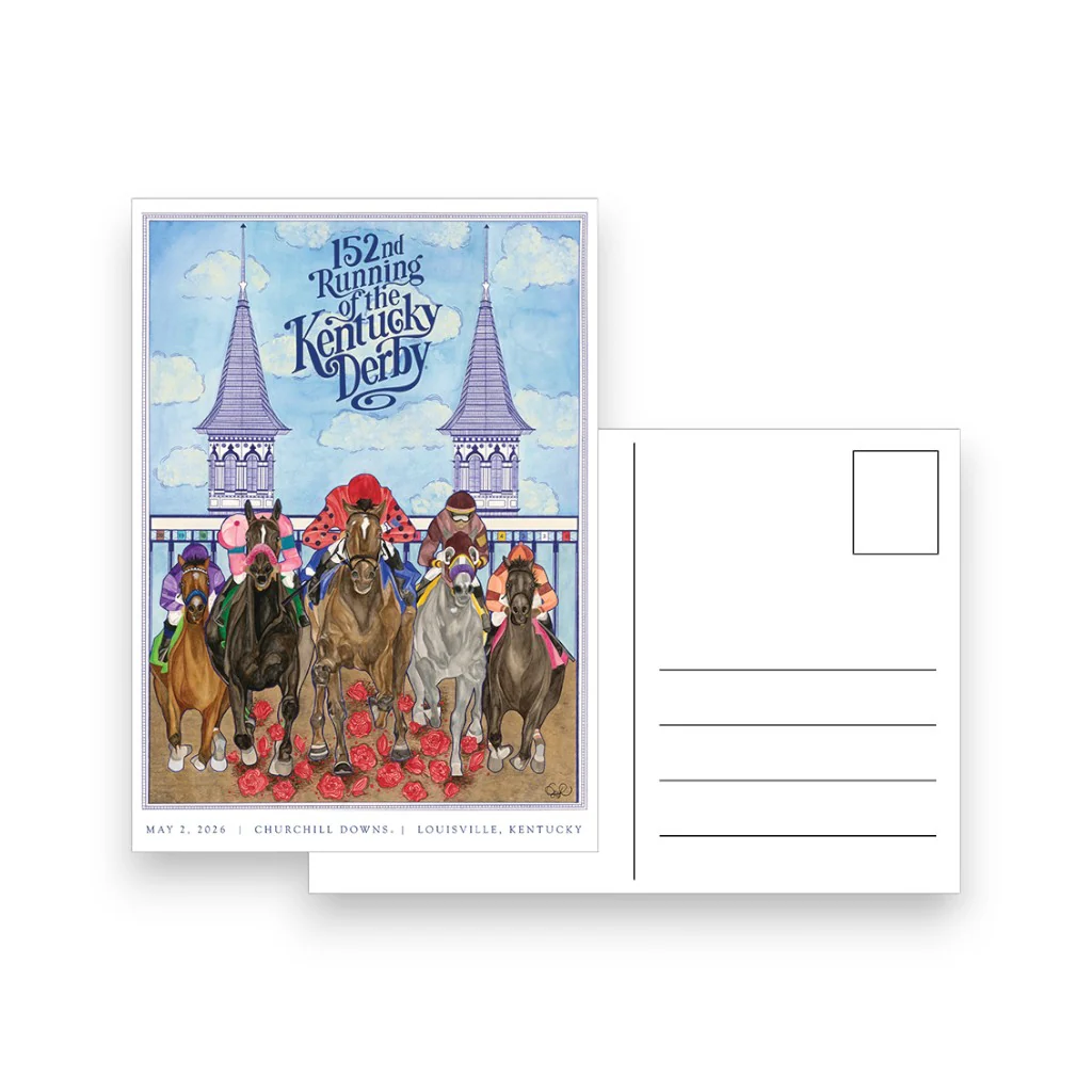 152nd Kentucky Derby "Art of the Derby" Postcard