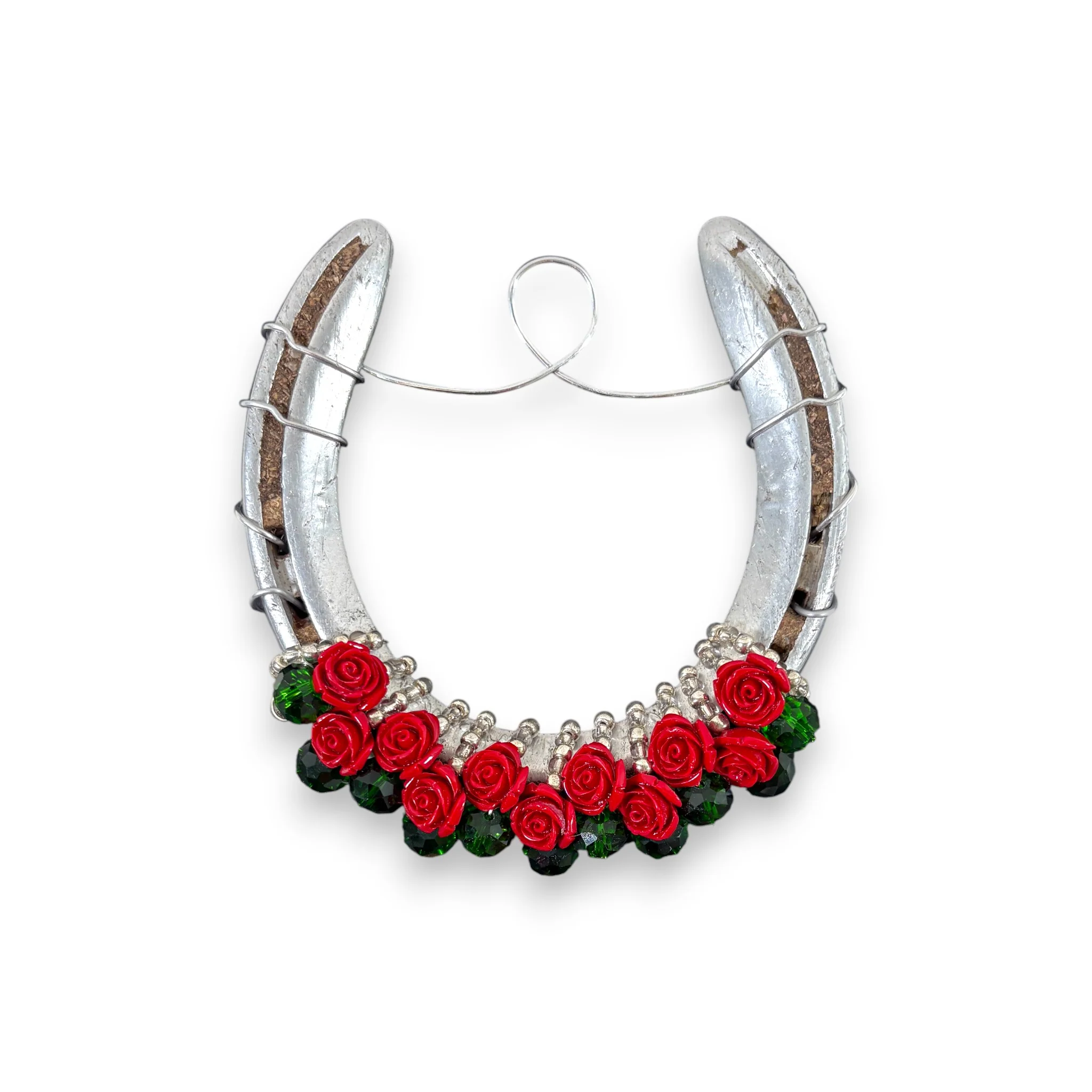 Authentic Bejeweled Horseshoe | Track-Worn Good Luck Charm - Image 4