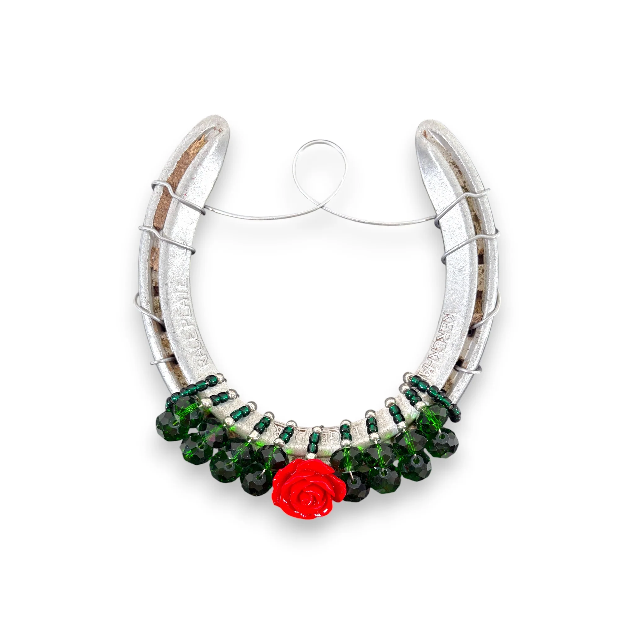 Authentic Bejeweled Horseshoe | Track-Worn Good Luck Charm - Image 5
