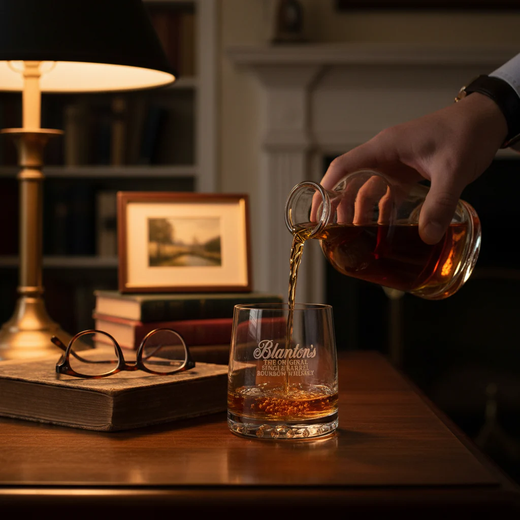 Blanton's Old Fashioned Tundra Rocks Glass | 10.1oz Bourbon Glass - Image 2