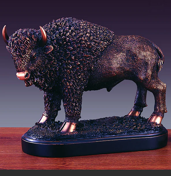 Buffalo Copper Sculpture | Kentucky Bourbon Trail Decor - Image 2