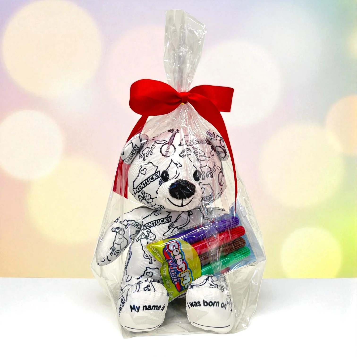 Color Me Plush Kentucky Bear - Image 2