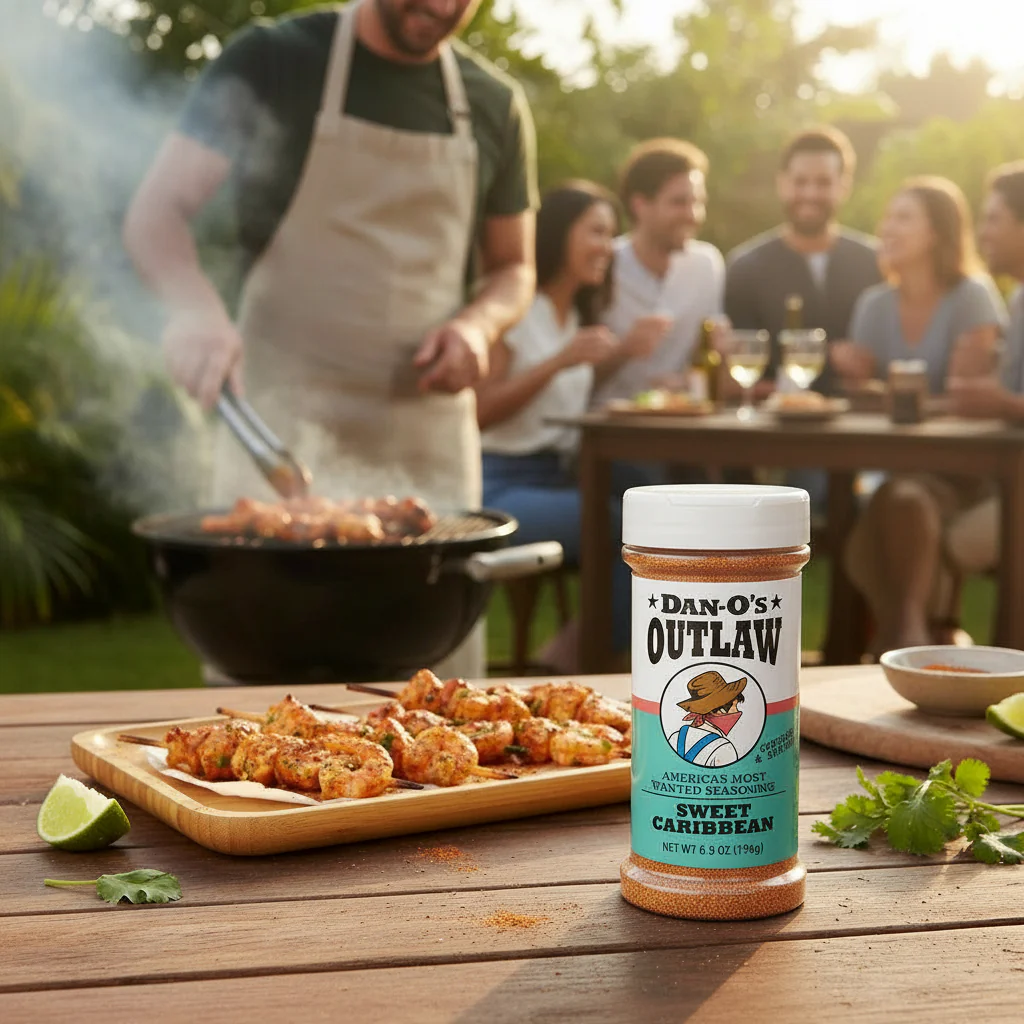 Dan-O's Outlaw Sweet Caribbean Seasoning | Tropical Rub for Grilling & Cooking - Image 2