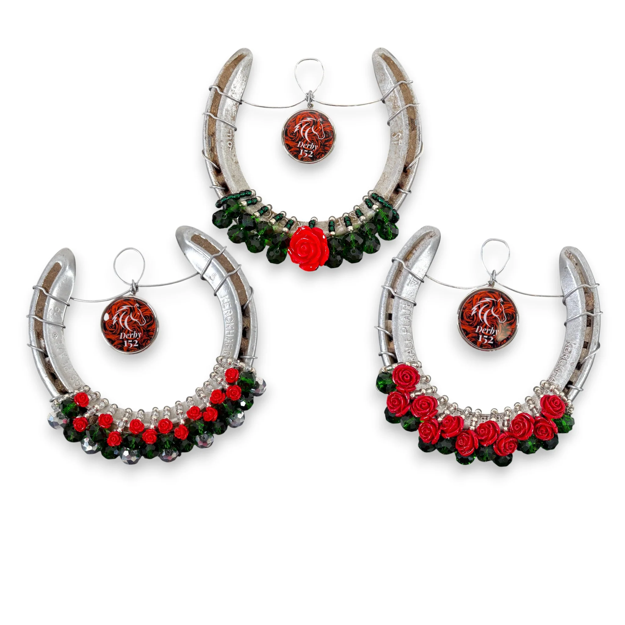 Derby 152 Bejeweled Horseshoe from Churchill Downs | Authentic Commemorative Luck