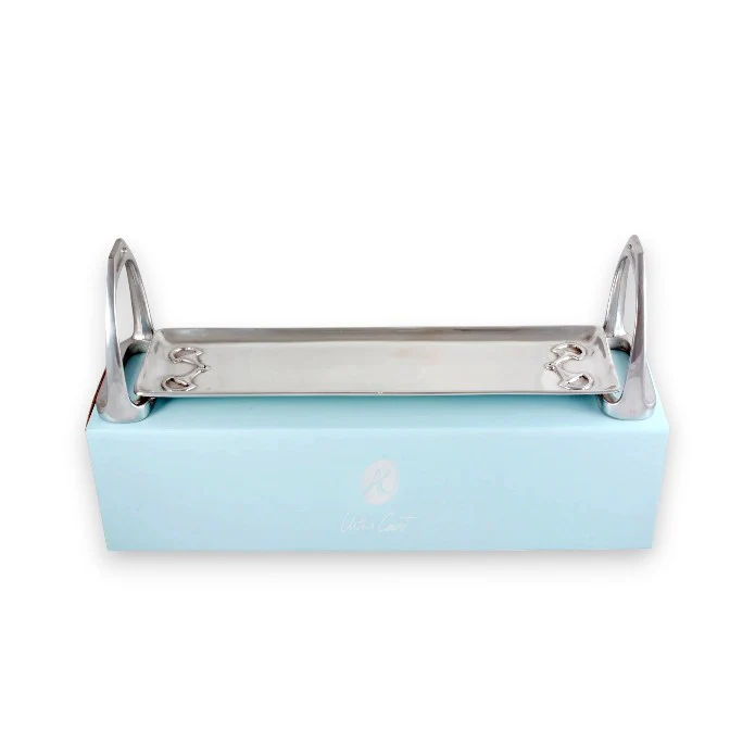 Equestrian Stirrup Serving Tray - Small | Premium Aluminum Charcuterie Tray - Image 3