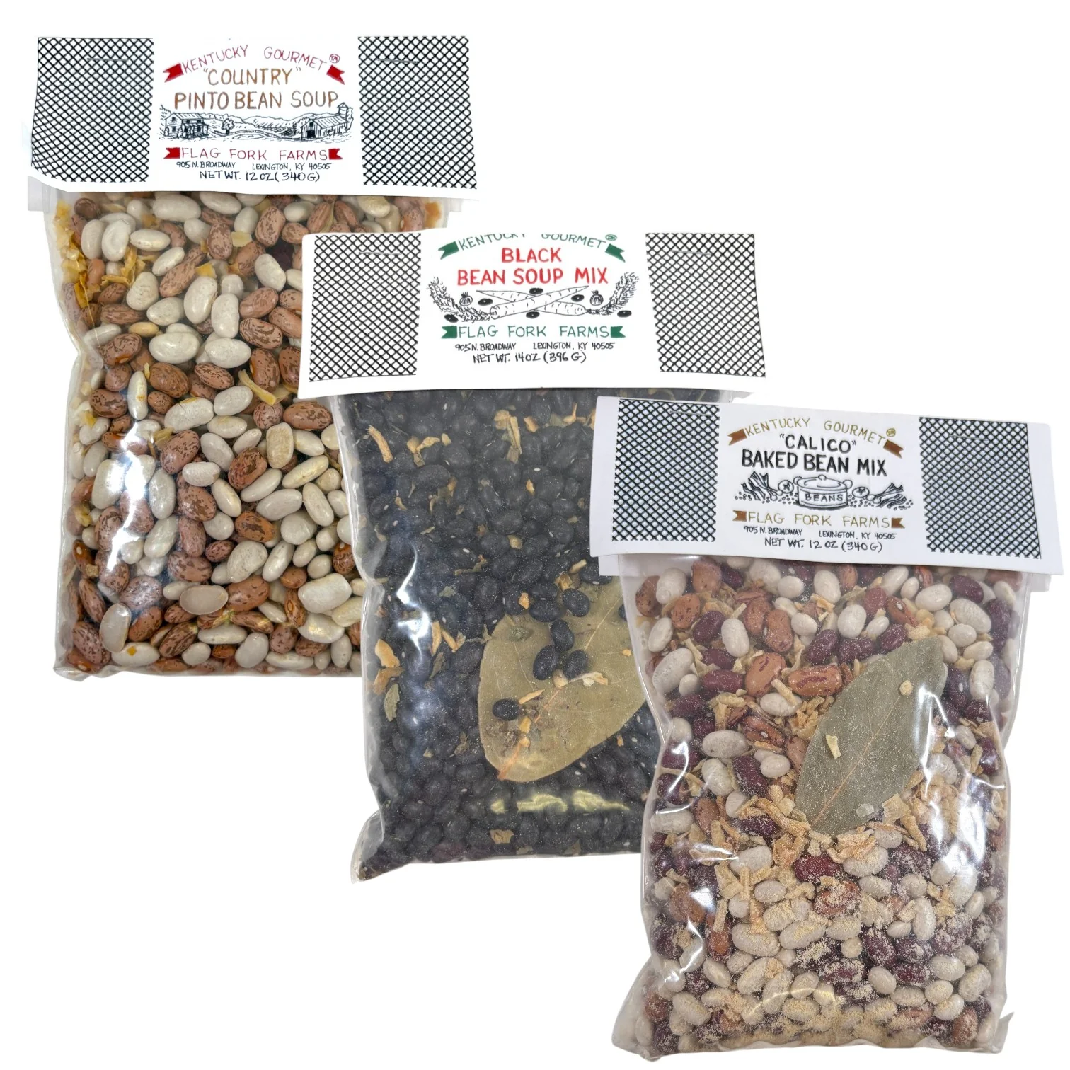Hearty Bean Soup & Baked Bean Mixes by Flag Fork Farms (3 Varieties)