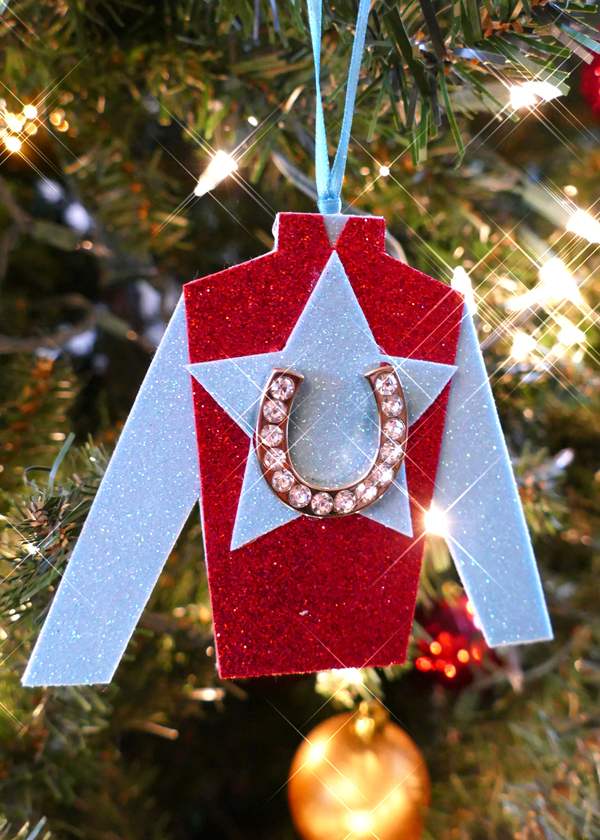 Heather French Henry Handcrafted Jockey Silks Christmas Ornaments | Kentucky Racing Decor - Image 9