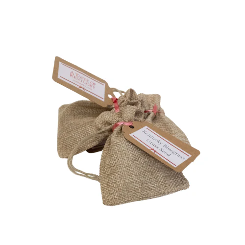 Kentucky Bluegrass Grass Seed Gift Bag – Burlap Pouch from the Bluegrass State - Image 4