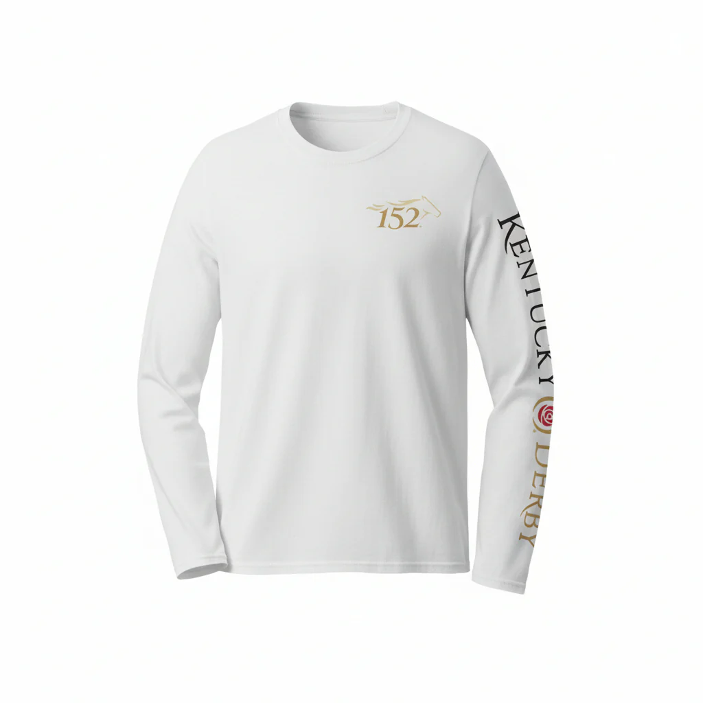 Kentucky Derby 152 Long Sleeve Sleeve-Print T-Shirt