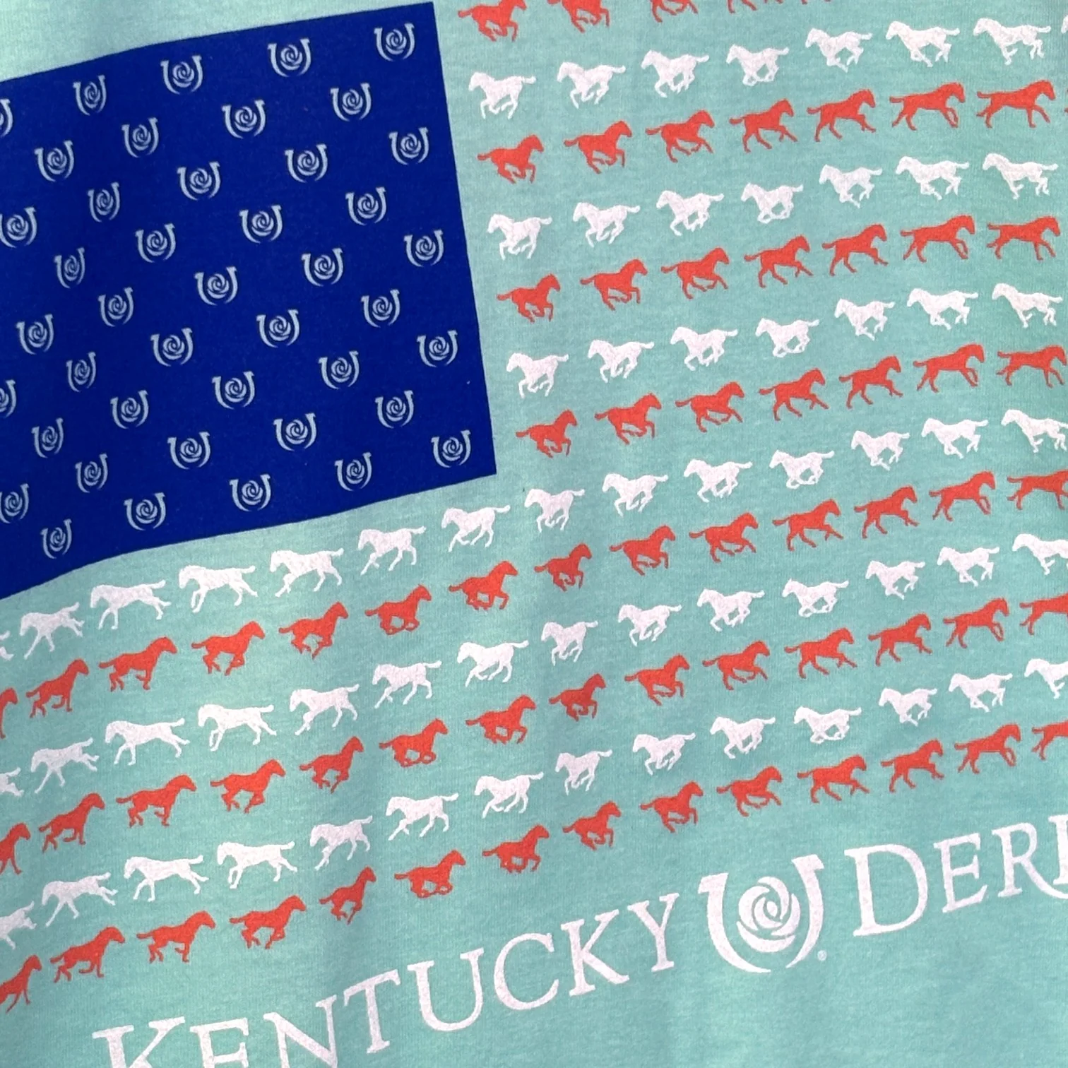 Kentucky Derby 152 Unisex Horse Flag T-Shirt | Patriotic Racing Tee - Image 4