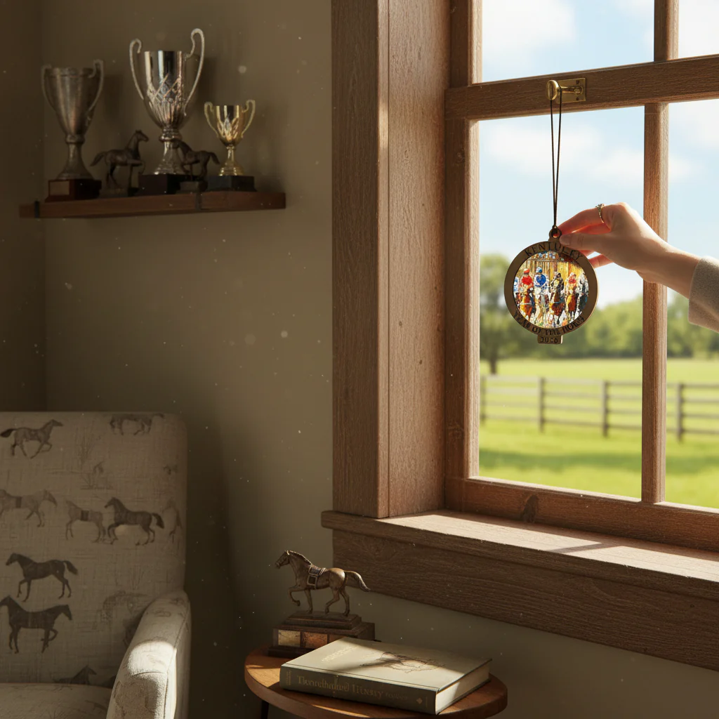 Kentucky Derby Ornament 2026 | Year of the Horse Suncatcher - Image 7