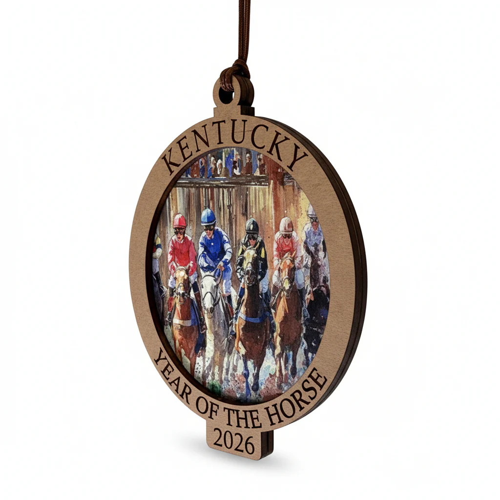 Kentucky Derby Ornament 2026 | Year of the Horse Suncatcher - Image 8