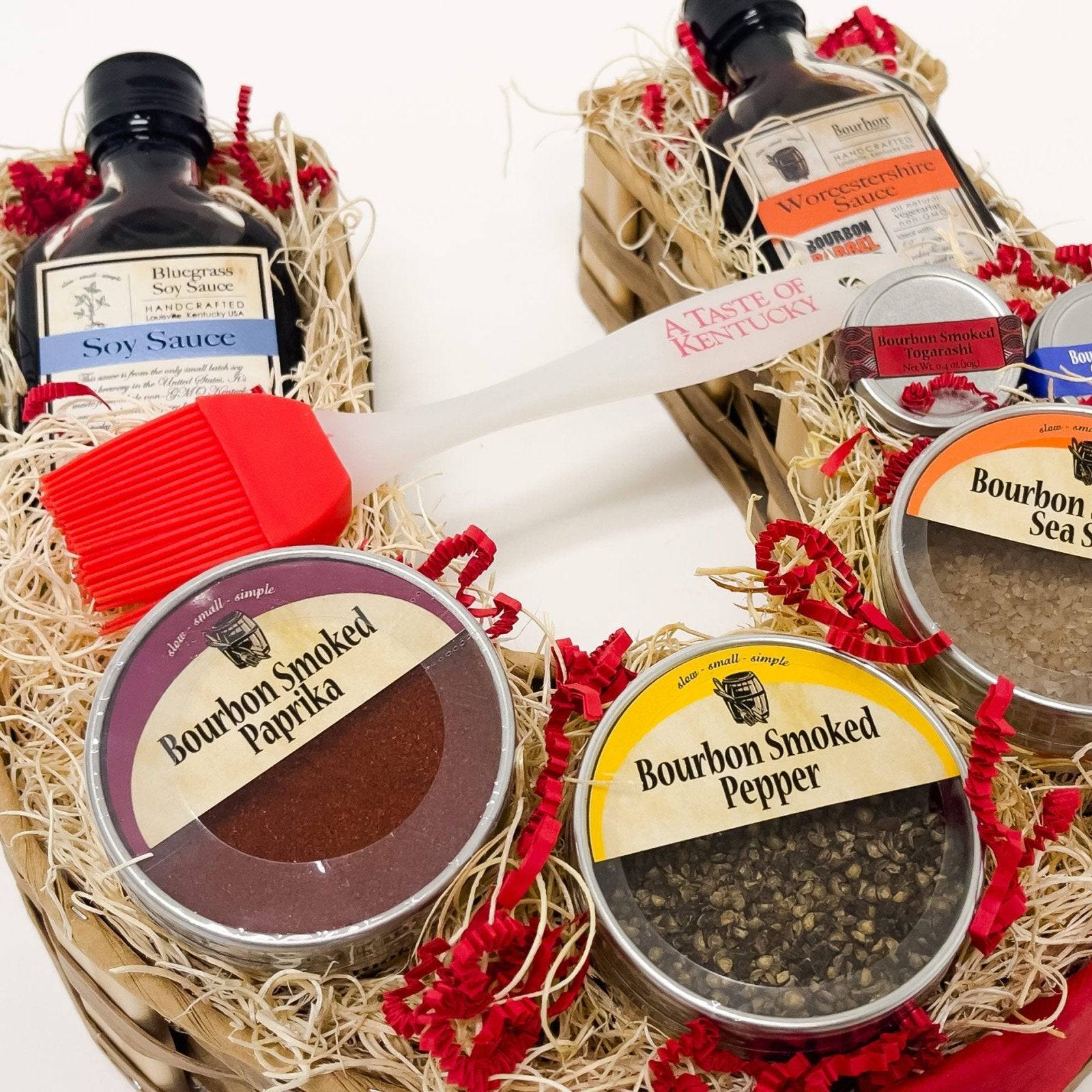 Kick It Up with Bourbon Barrel Foods Horseshoe Gift Basket - Image 3