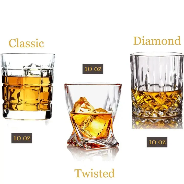 Mix & Match Whiskey Glasses – 10 oz (Sold Individually) - Image 3