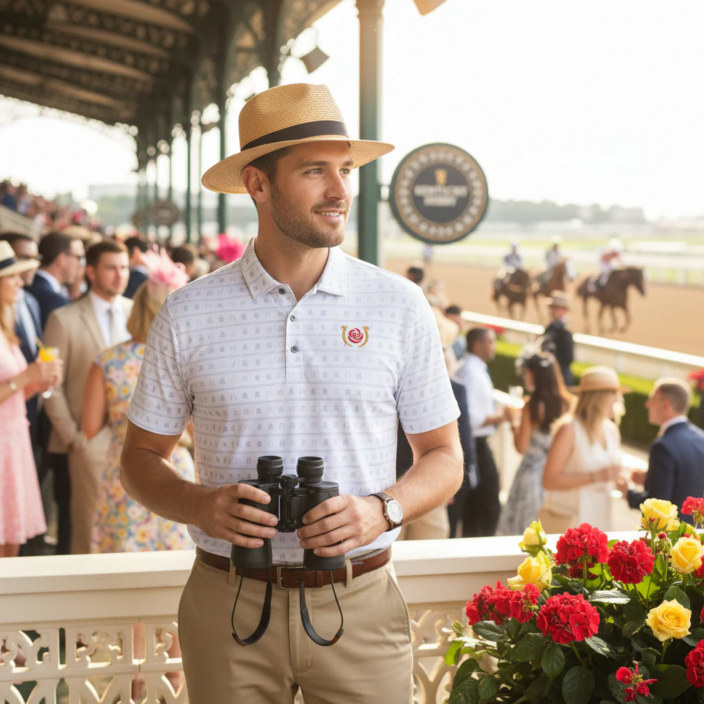 Official 152 Kentucky Derby Polo | Moisture-Wicking Performance Shirt - Image 2