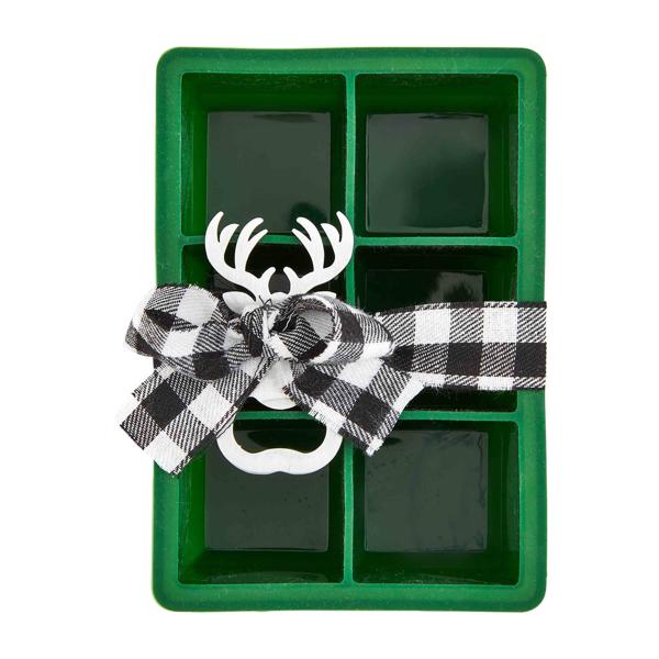 Silicone Ice Cube Mold & Bottle Opener Set – Red or Green - Image 4