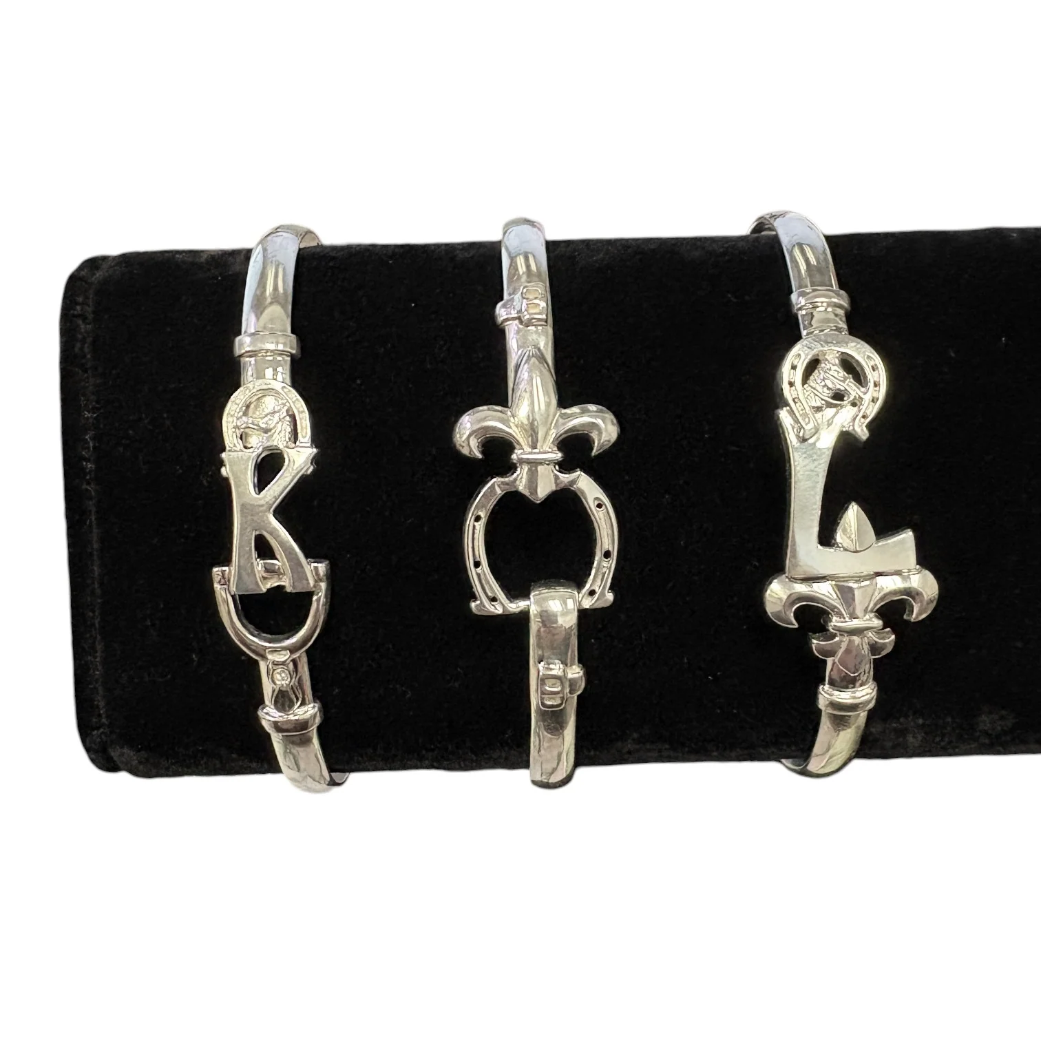 Sterling Silver Equestrian Bracelet Collection - Image 3