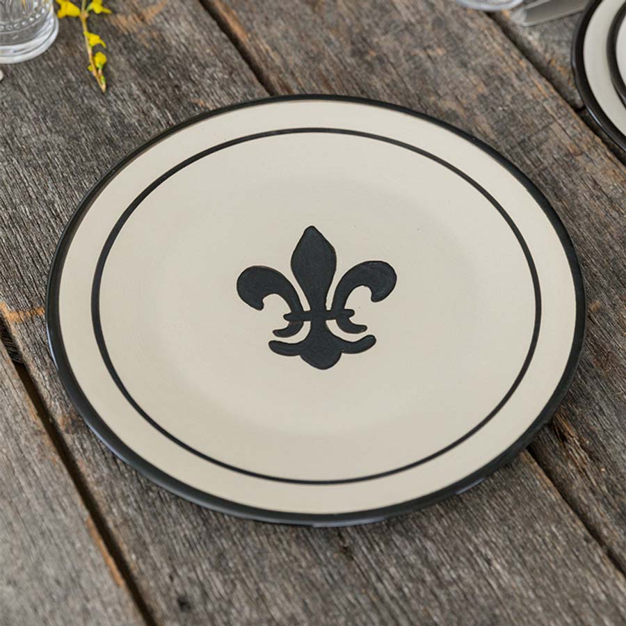 Stoneware & Co - Black Fleur-de-Lis - Image 6
