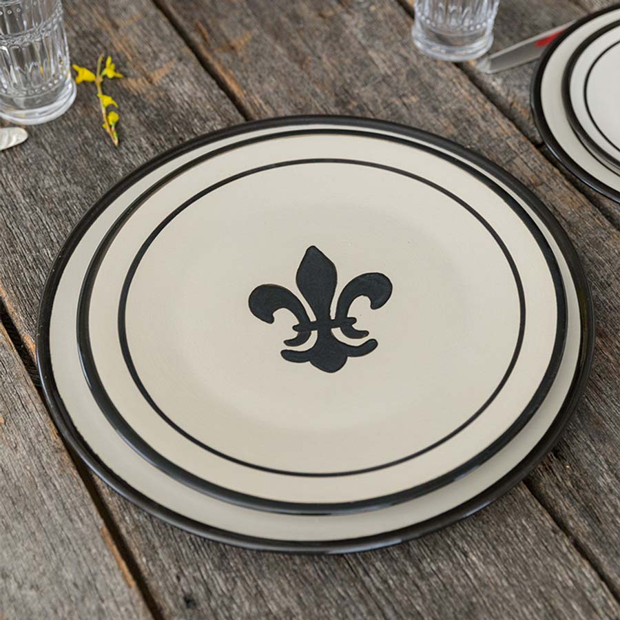 Stoneware & Co - Black Fleur-de-Lis - Image 7