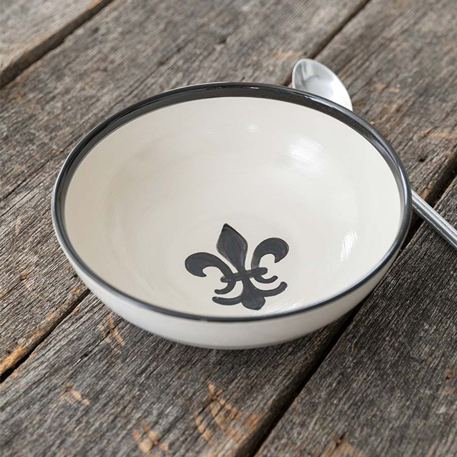 Stoneware & Co - Black Fleur-de-Lis - Image 8