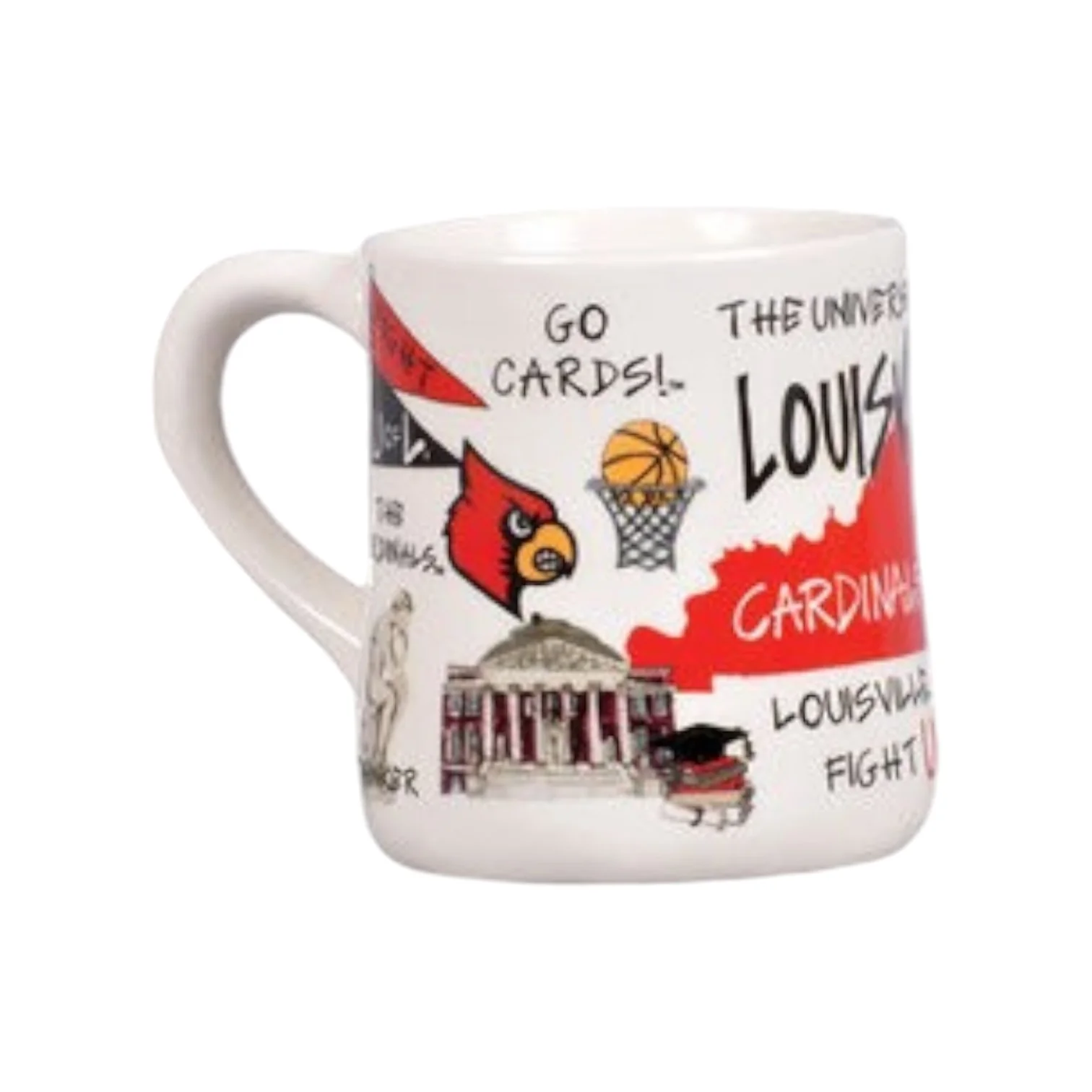 UofL Louisville Cardinals Icon Mug – 20 oz Ceramic Kentucky Collector Cup - Image 3