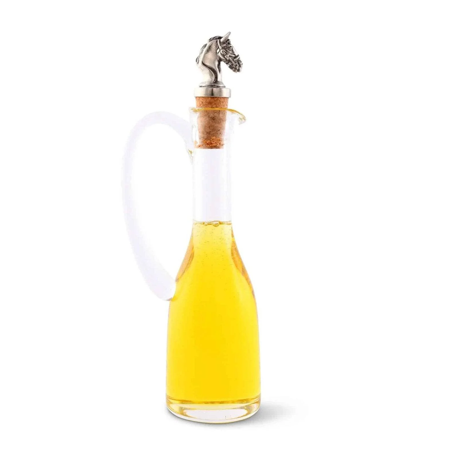 Vagabond House Cruet Bottle with Horsehead Bottle Stopper