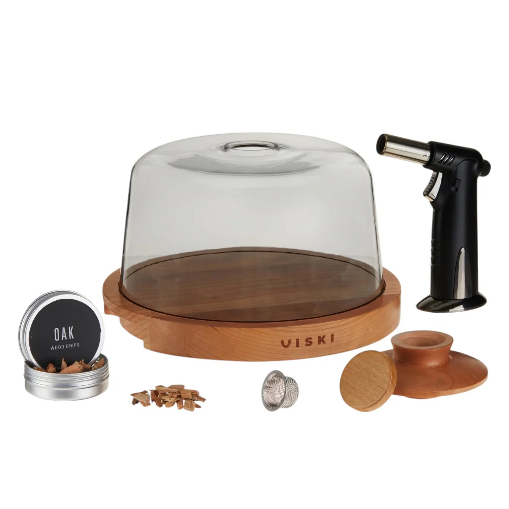 Viski Alchemi Cocktail Smoking Dome Kit | 5-Piece Craft Smoker Set